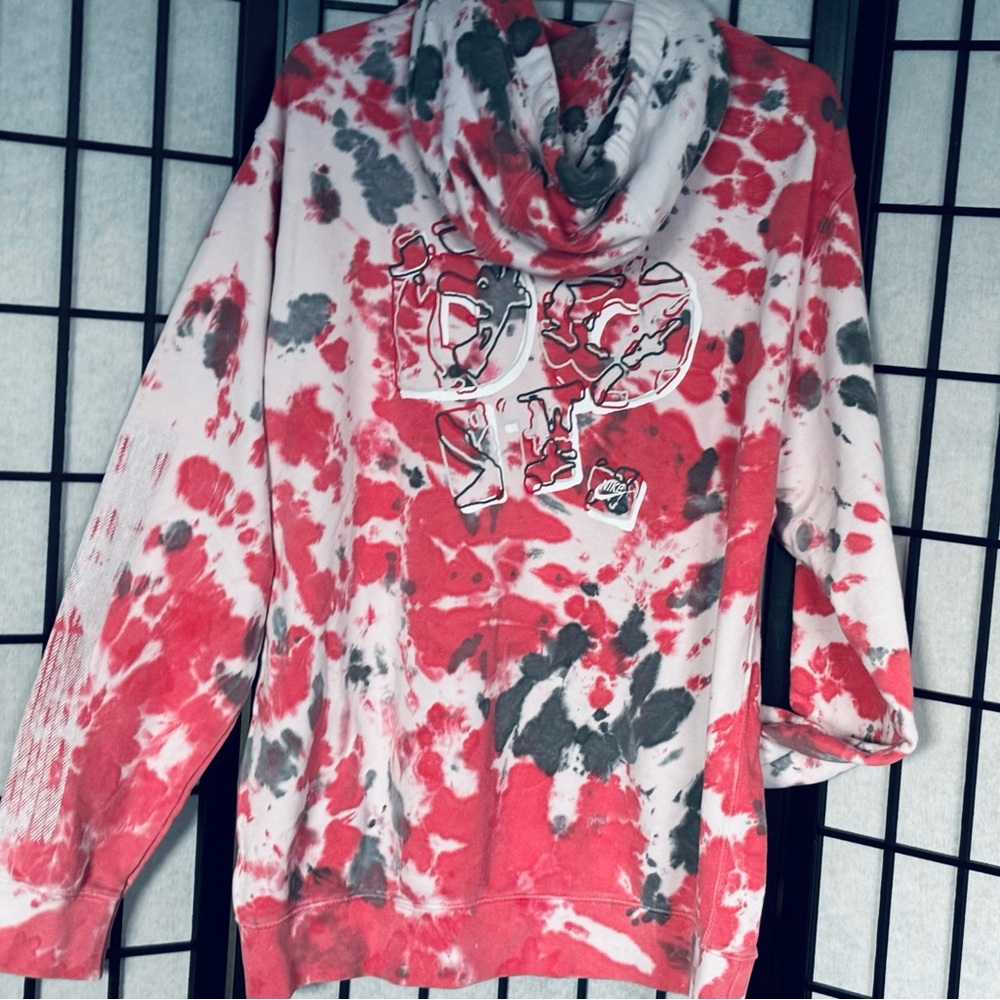 Nike Men's Sportswear Club Bold Dye ”JUST DO IT” Pullover Hoodie Size X-Large.. - Picture 5 of 12